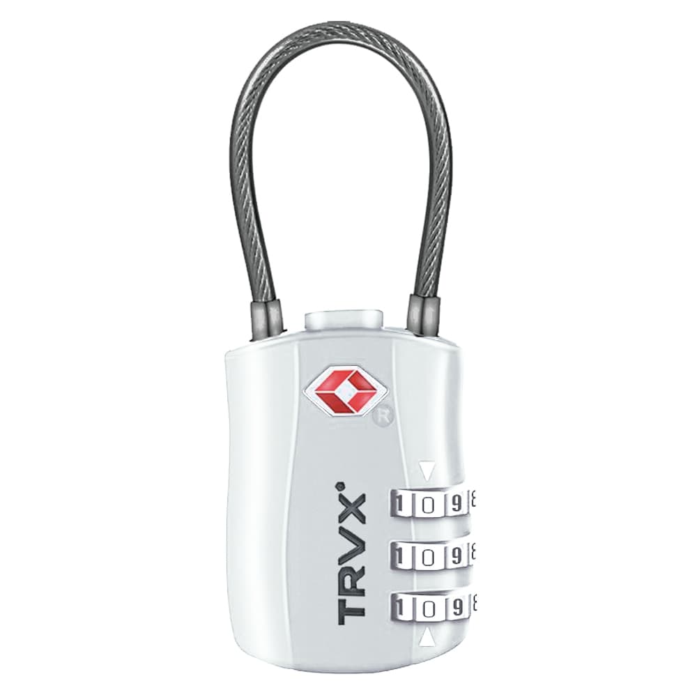 Candado multiclave arco flexible TSA-25W- TRVX