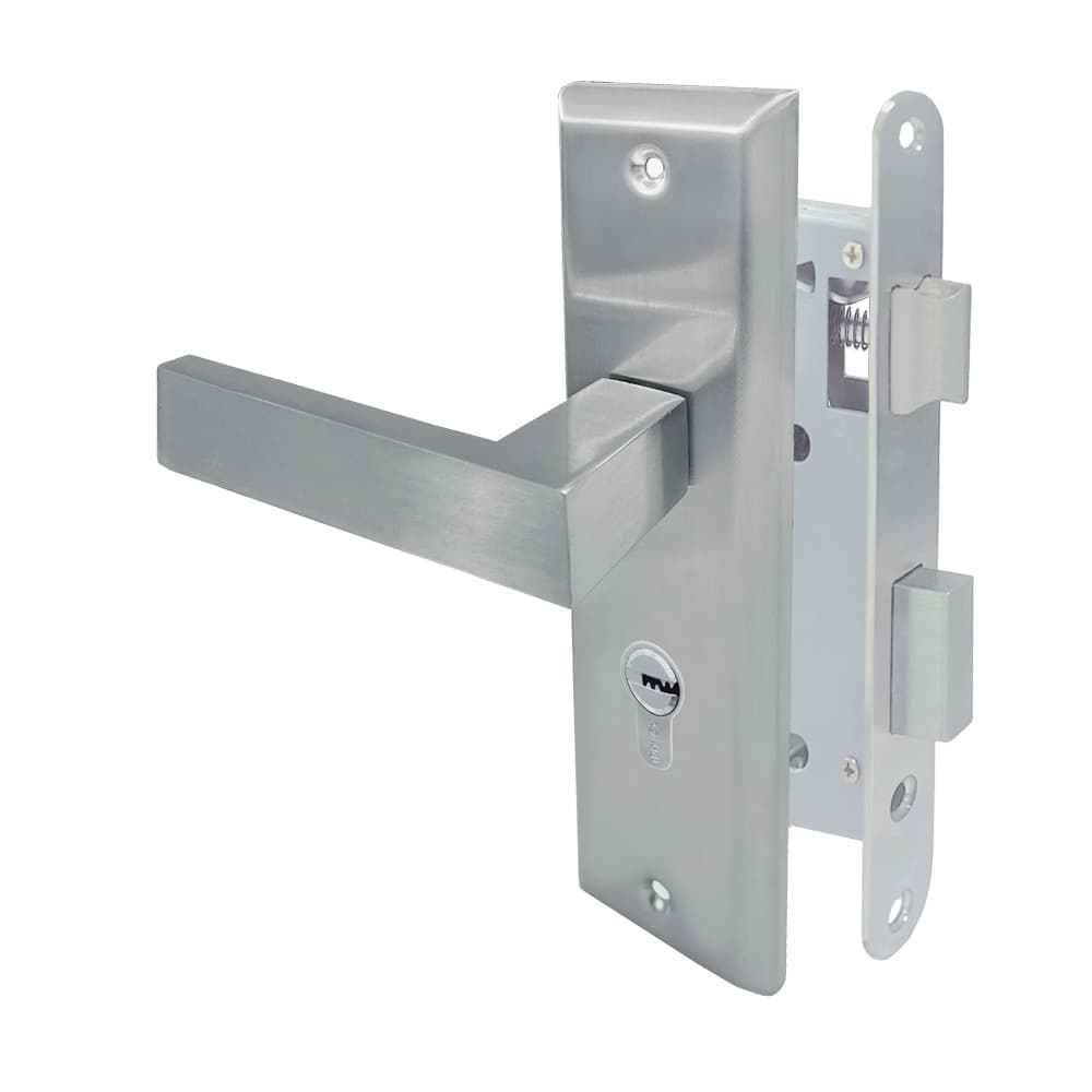 Cerradura de embutir clásica Liza XT Acero Inoxidable- TRVX