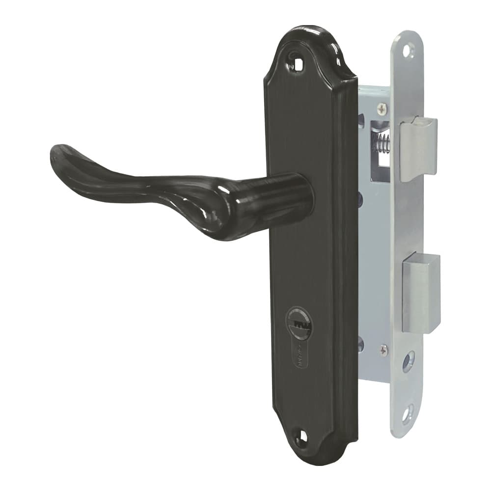 Cerradura de Embutir Clásica Rhonda X60 bronce quemado- TRVX