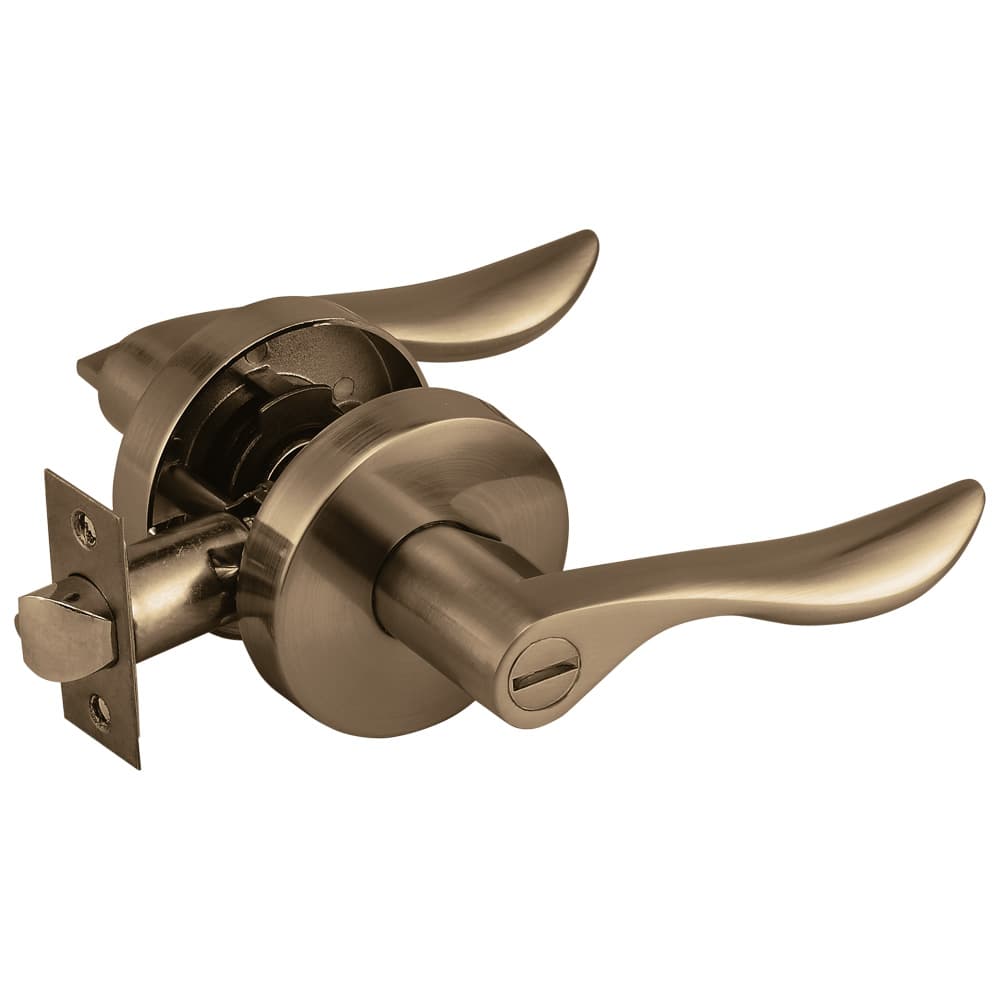 Cerradura de Manija Baño Rhonda, bronce antiguo- TRVX