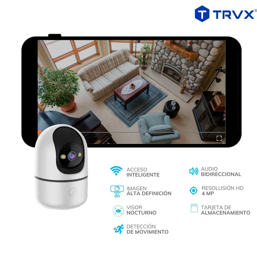 Cámara Inteligente wifi RL-IPC514D Blanco- TRVX 2