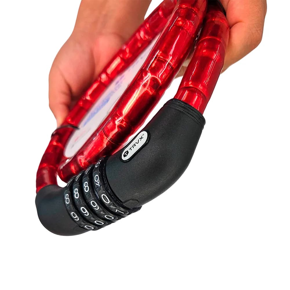 Candado para bicicleta flexible 81601 de alta seguridad- TRVX 4
