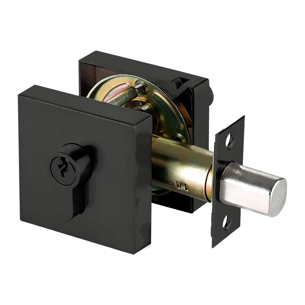 Cerradura de Cerrojo 101C Negro mate Seguridad- TRVX 2