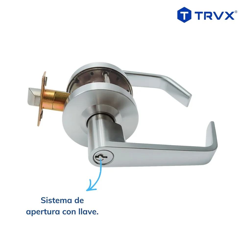 Cerradura de Manija 4571 acero inoxidable- TRVX 6