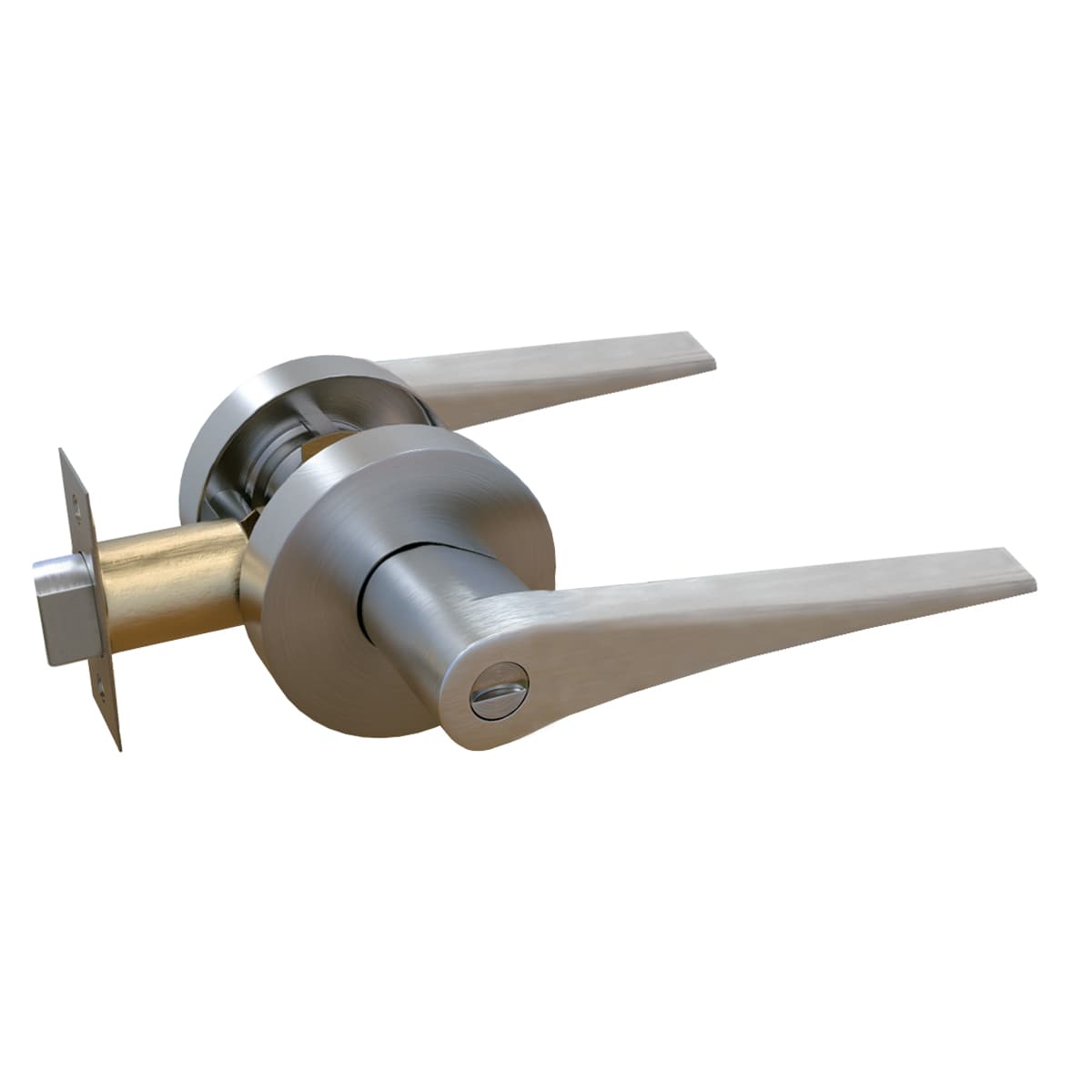 Cerradura de Manija Baño 9820, acero inoxidable- TRVX