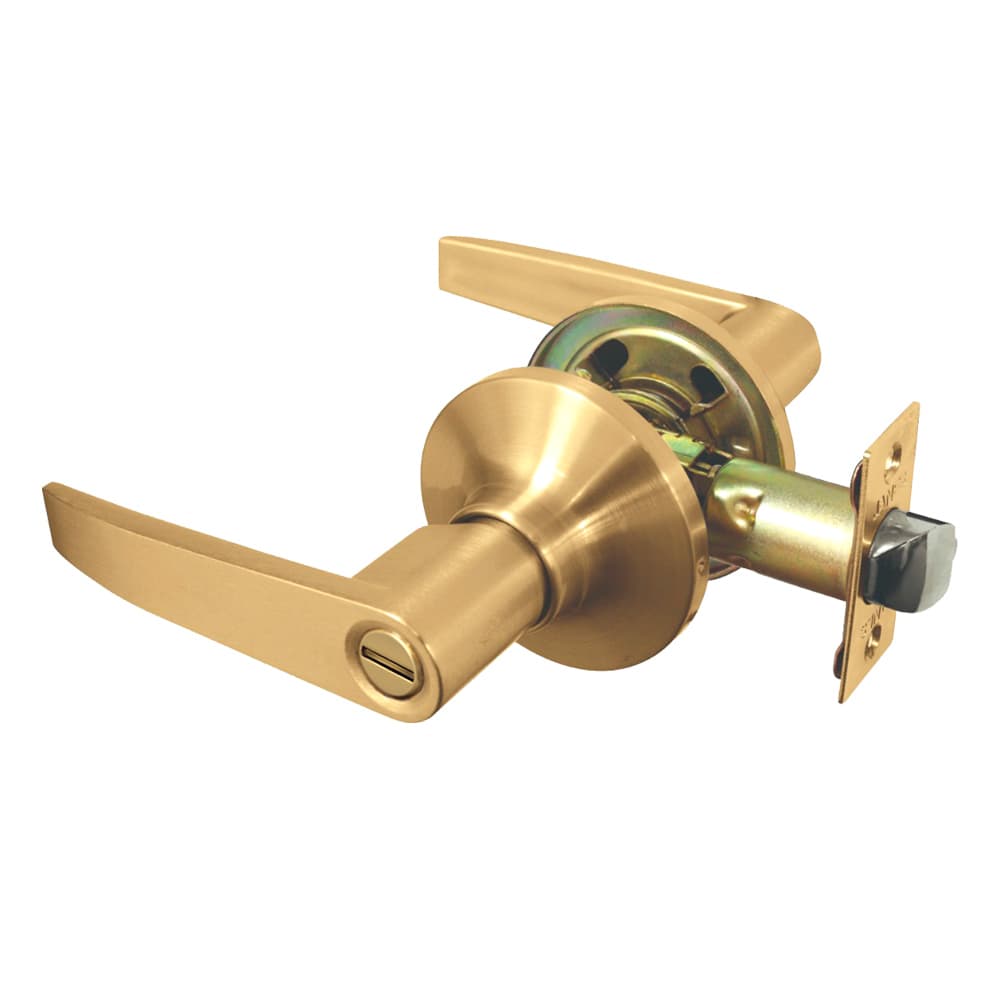 Cerradura de Manija Baño Ale, Bronce Pulido- TRVX