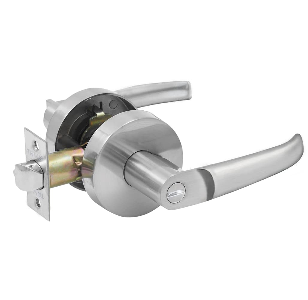Cerradura de Manija Baño Luna, acero inoxidable- TRVX