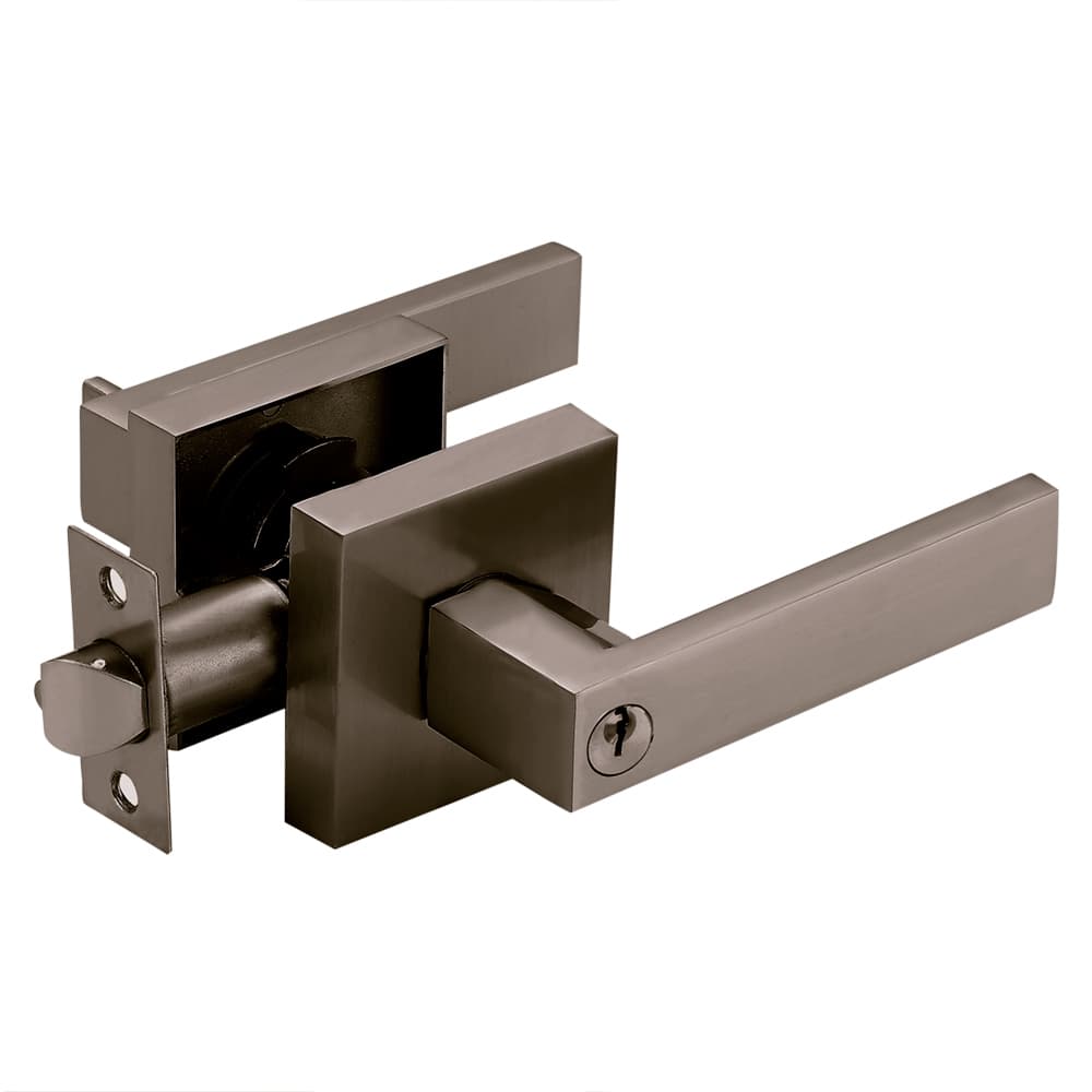 Cerradura de Manija Dormitorio Liza, bronce quemado- TRVX 1