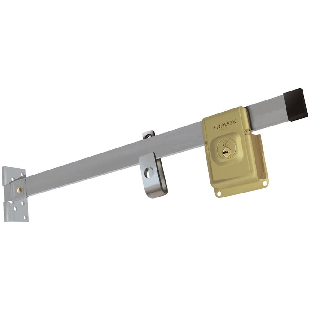 Cerradura de Tranca T800XT Blindada (Dorada) – TRAVEX 2