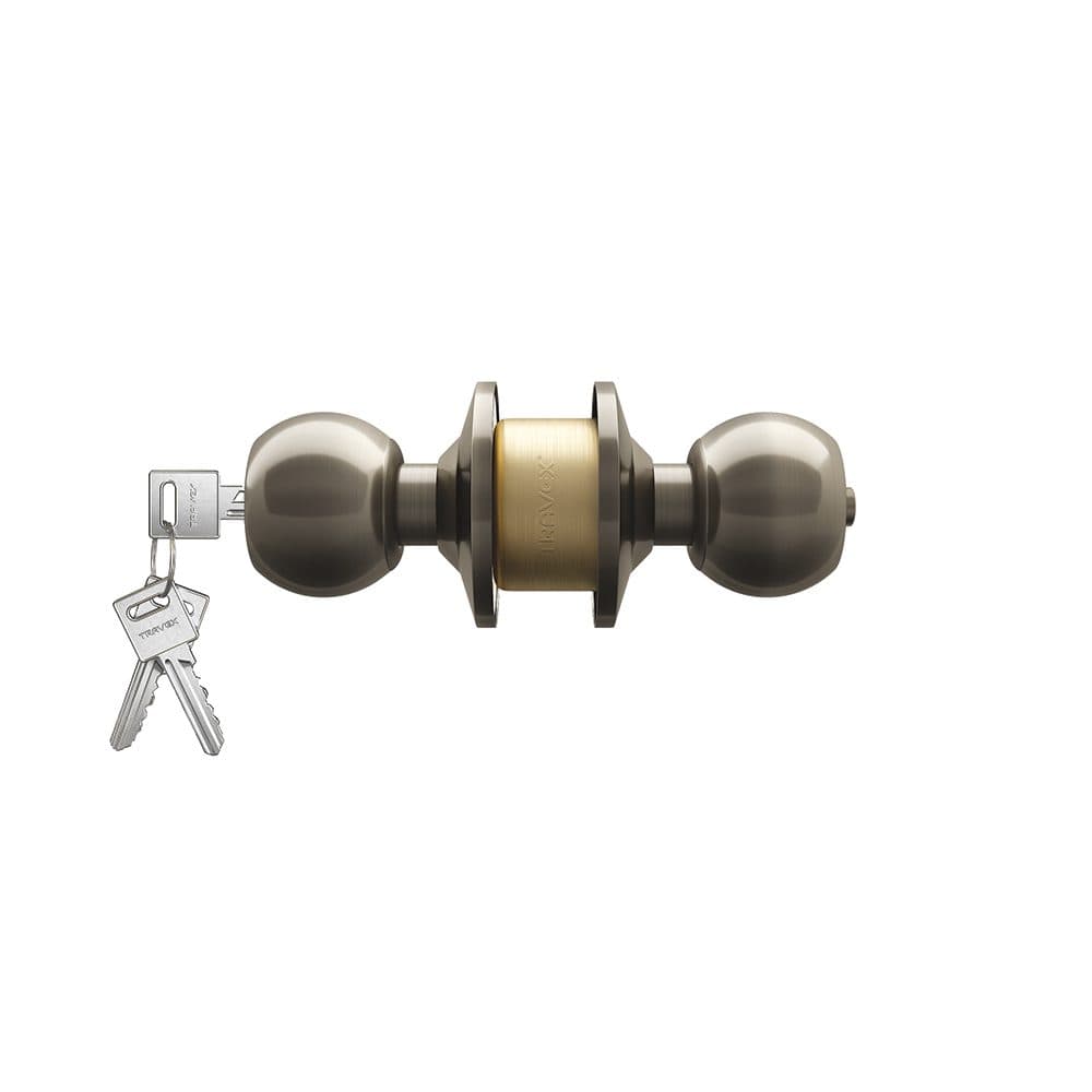 Cerradura de Perilla Cilindrica Dormitorio 2400, bronce antiguo- TRVX 2