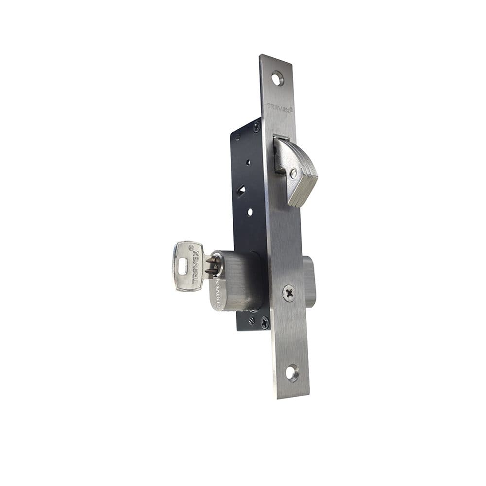 Cerradura de Embutir Pico de loro 450 Corrediza Acero Inoxidable – TRVX 2