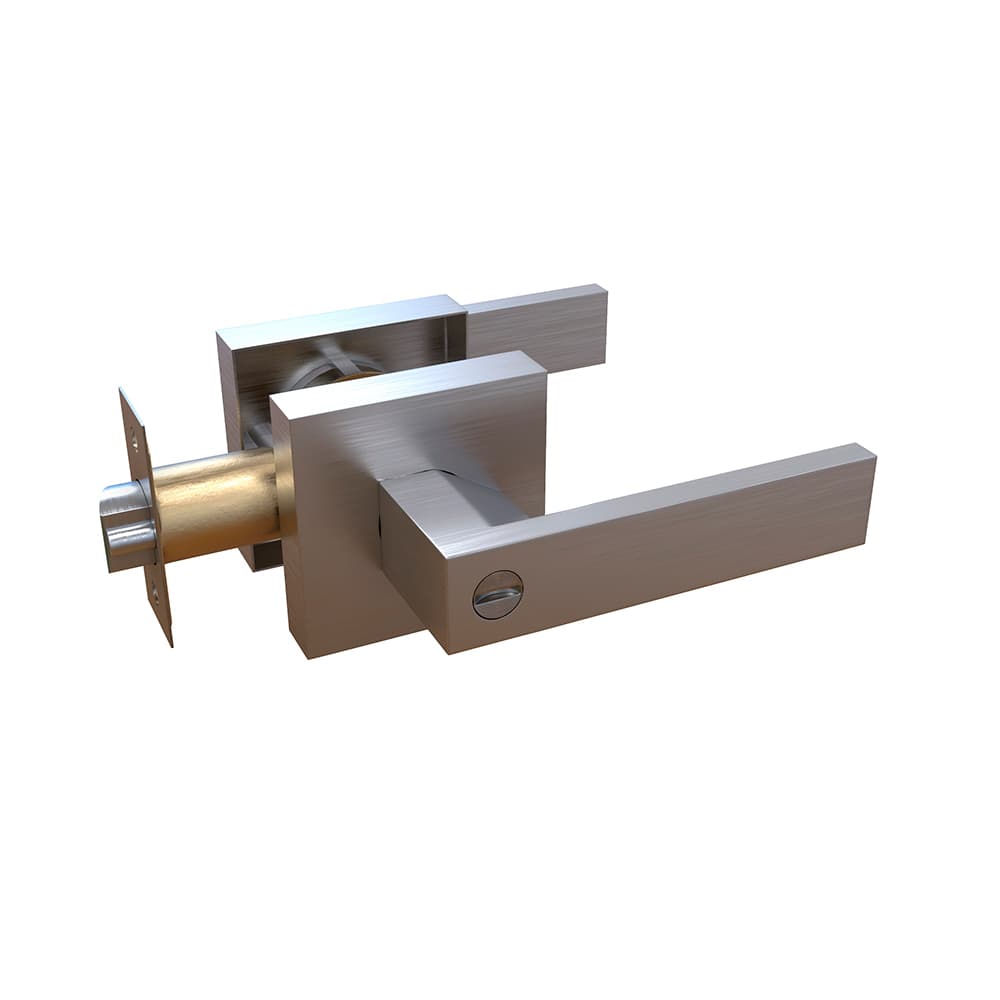 Cerradura de Manija Baño Liza, acero inoxidable- TRVX 2