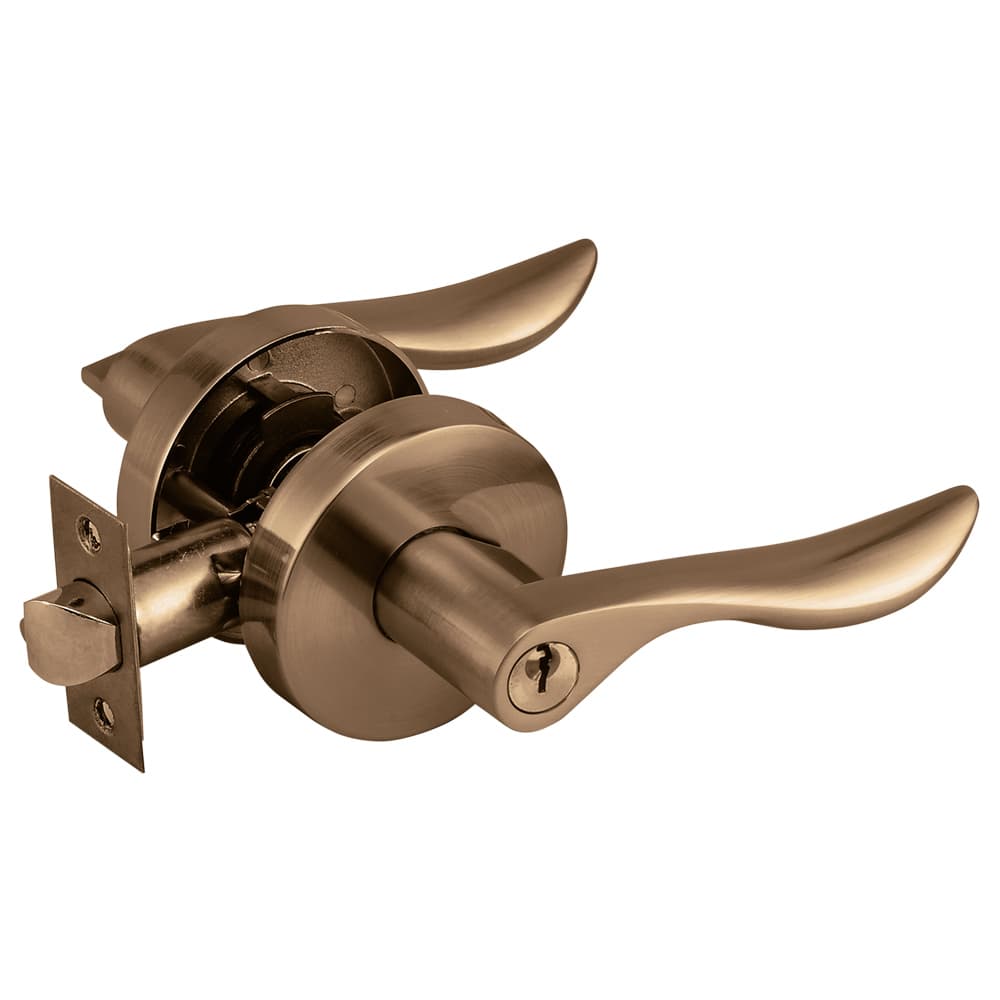 Cerradura de Manija Dormitorio Rhonda, bronce antiguo- TRVX 2