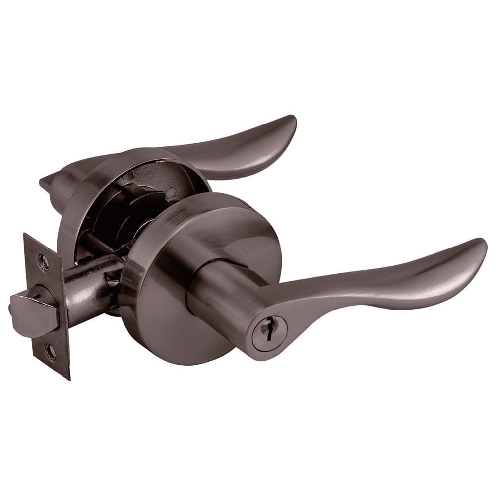 Cerradura de Manija Dormitorio Rhonda, bronce quemado- TRVX 2