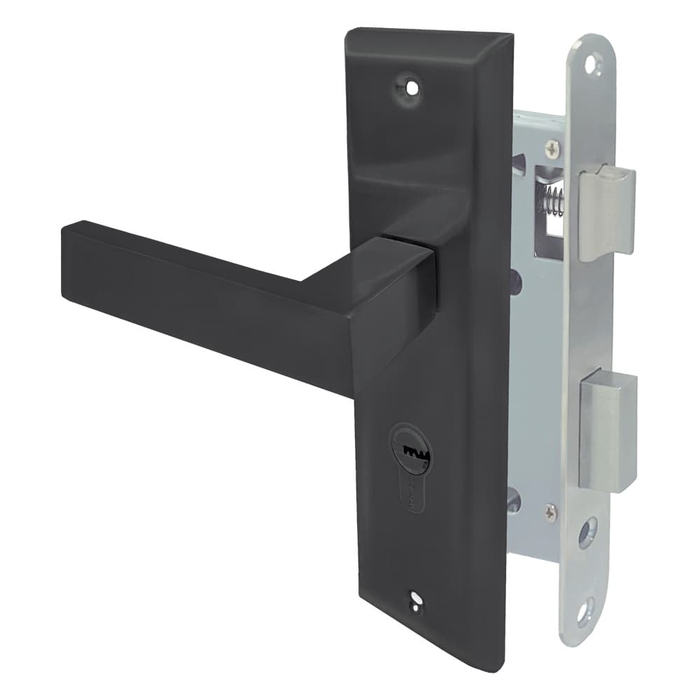 Cerradura de Embutir Clásica Liza X70 bronce quemado- TRVX 2