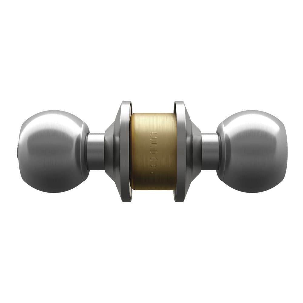 Cerradura de Perilla Cilindrica AI-150 Baño Acero Inoxidable – SCOLTA 2