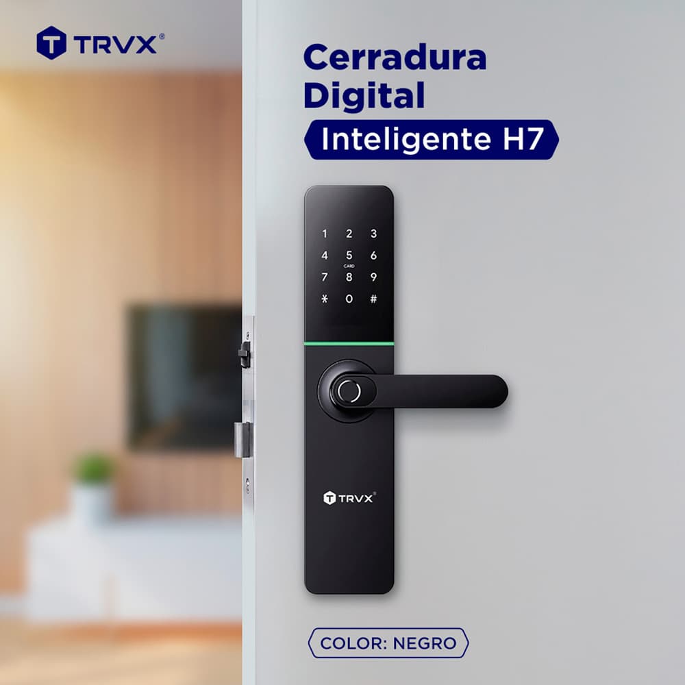 Cerradura Digital Inteligente H7- TRVX 3