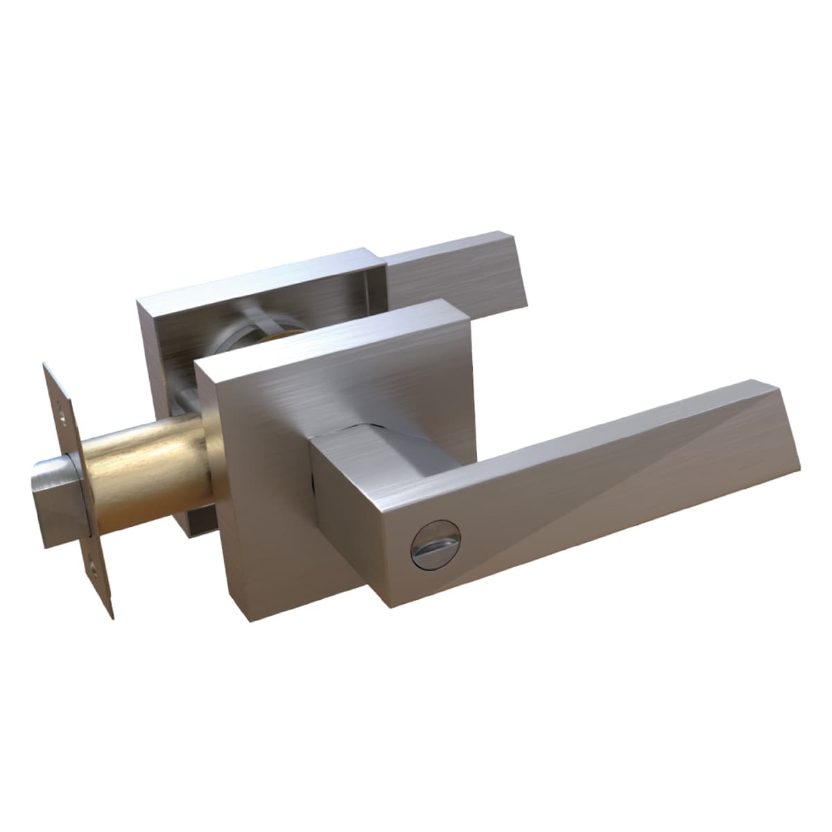 Cerradura de Manija Baño 9816, acero inoxidable- TRVX 2