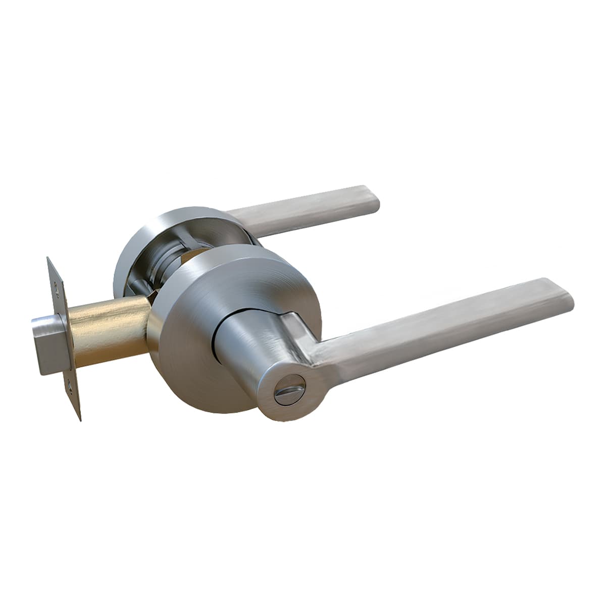 Cerradura de Manija Baño 9828, acero inoxidable- TRVX 2