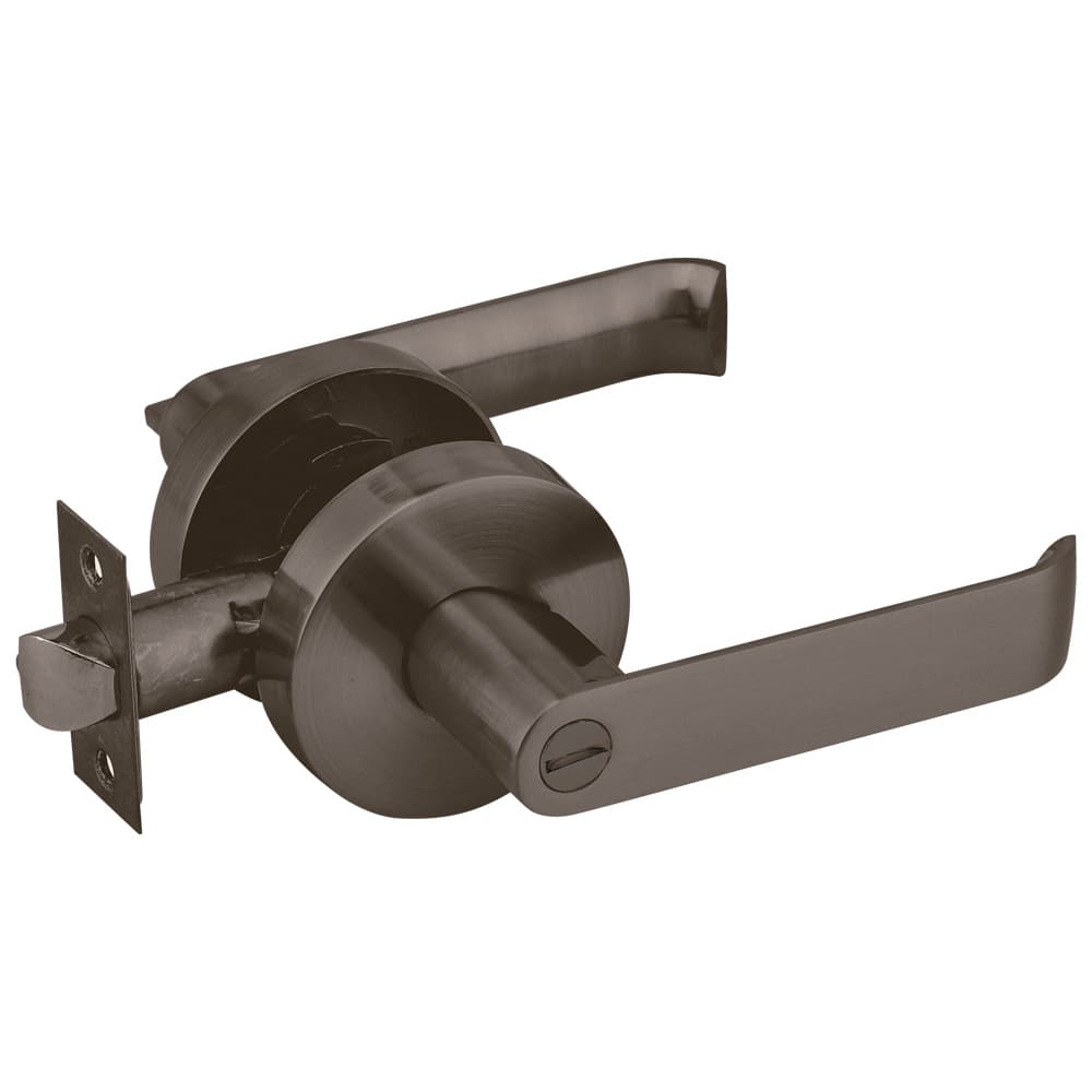 Cerradura de Manija Baño Ivana, bronce quemado- TRVX 2