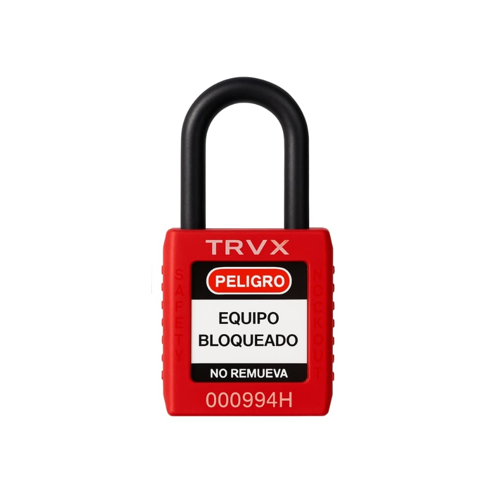 Candado dieléctrico 40 rojo- TRVX 2